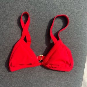 RARE RED BIKINI TOP